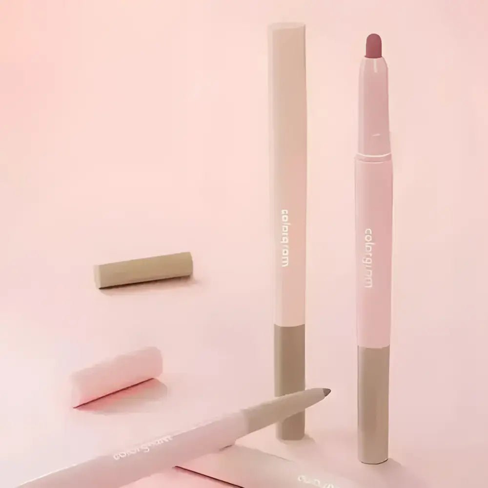Colorgram All In One Overlip Maker 0.7g Dual Sided Lip Pencil - 02 Cool Pink