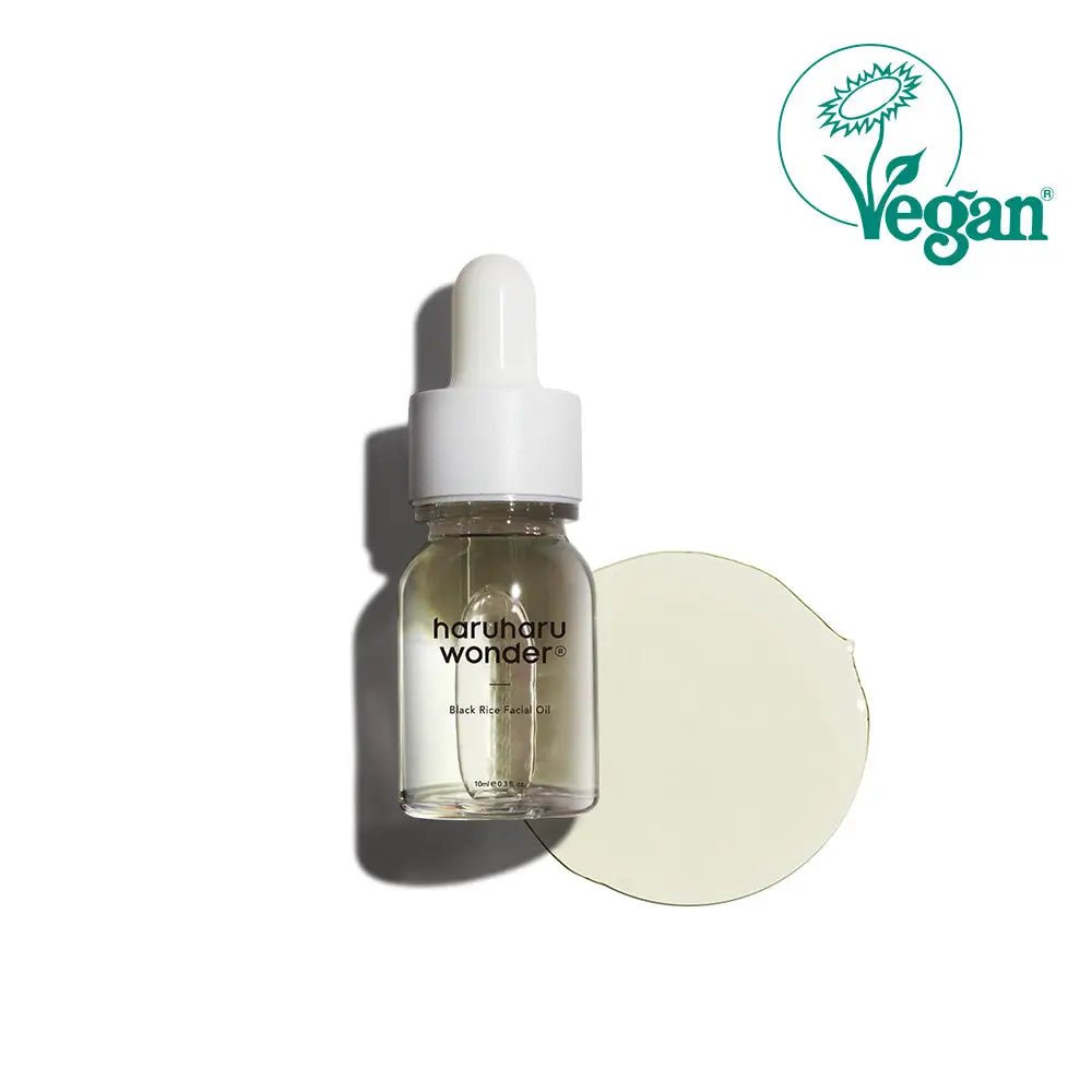 Haruharu Wonder Black Rice Facial Oil 10ml Natural Glow for Radiant Skin - 10ml