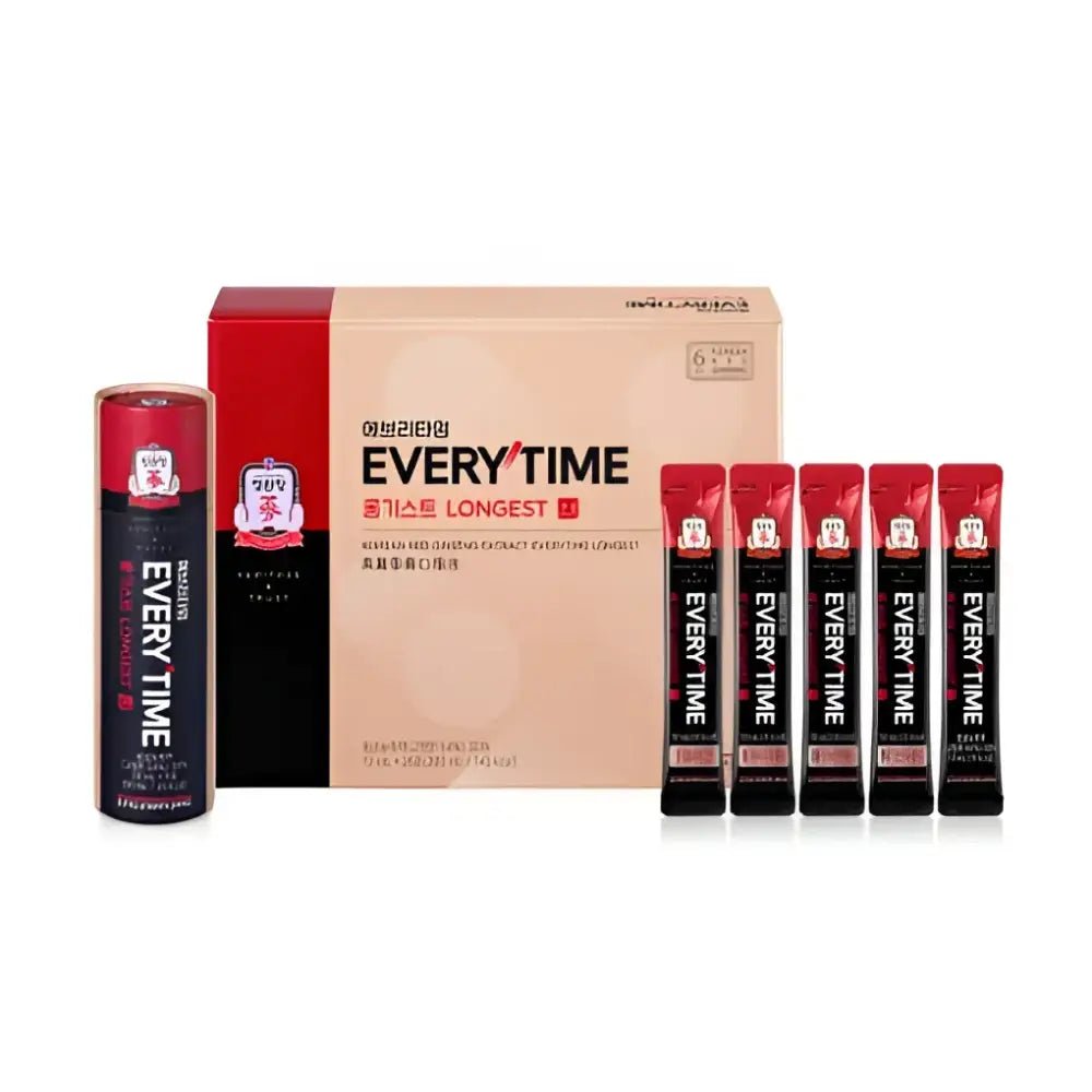Jung Kwan Jang Korean Red Ginseng Extract Every Time LONGEST 10mg 20ea - Red Ginseng