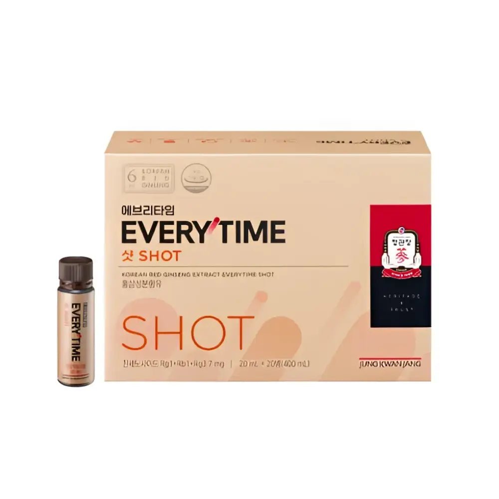 Jung Kwan Jang Korean Red Ginseng Extract Every Time Shot 20ml 20ea - Red Ginseng