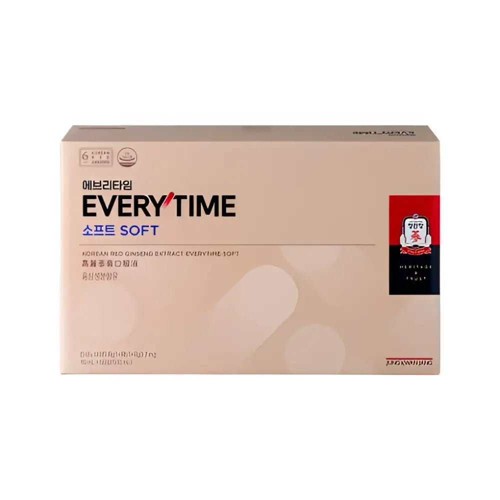 Jung Kwan Jang Korean Red Ginseng Extract EveryTime Soft 10mg 50 Packs - Red Ginseng