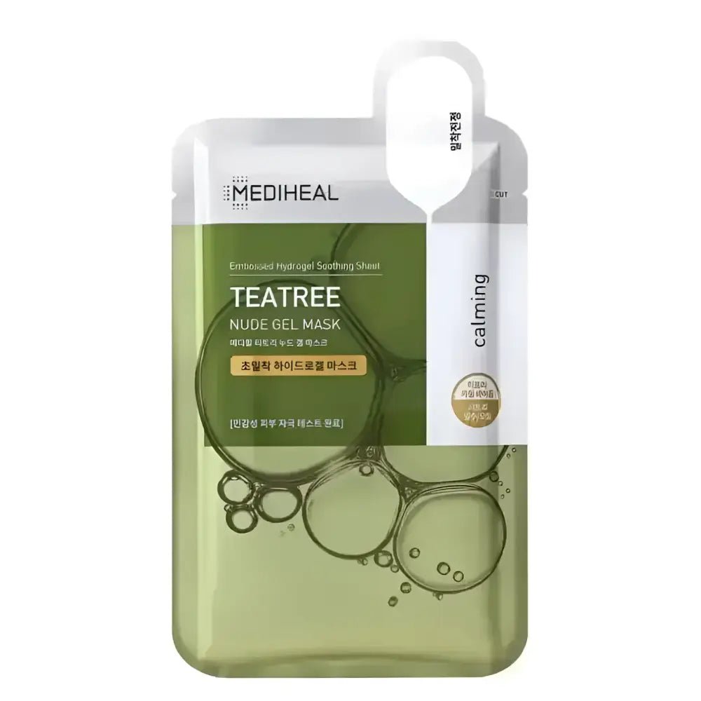 Mediheal Teetree Nude Gel Mask 10ea for Troubled Skin - 30ml*10 - Gel Mask