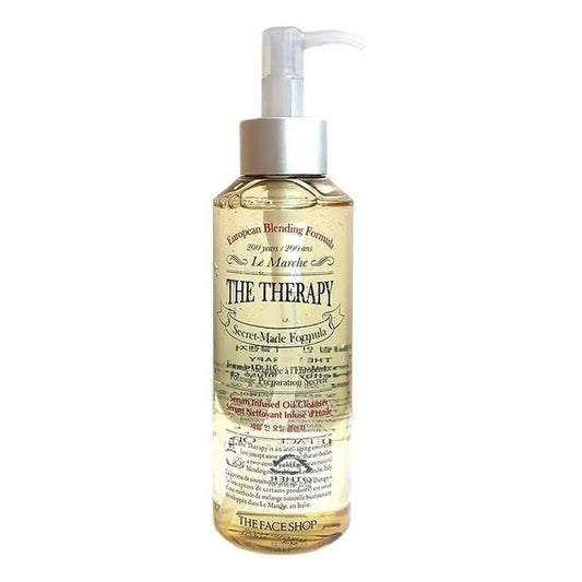 Thefaceshop The Therapy Serum Infused Oil Cleanser 225ml Hydrating Makeup Remover - 225ml