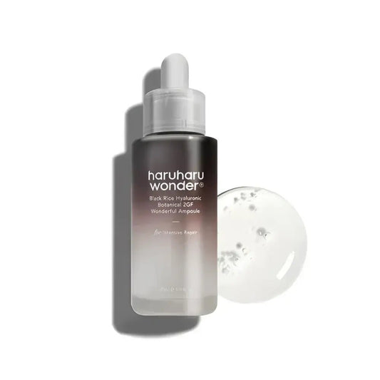 Haruharu Wonder Black Rice Hyaluronic Botanical 2GF Ampoule 30ml for Youthful Skin - 30ml