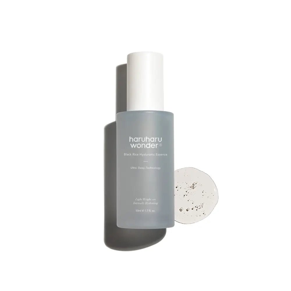 Haruharu Wonder Black Rice Hyaluronic Essence 50ml Moisturizer for Hydration and Anti-Aging - 50ml