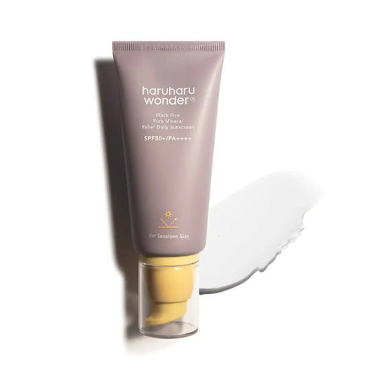 Haruharu Wonder Black Rice Mineral Relief Sunscreen SPF50 + 50ml for Sensitive Skin - 50ml