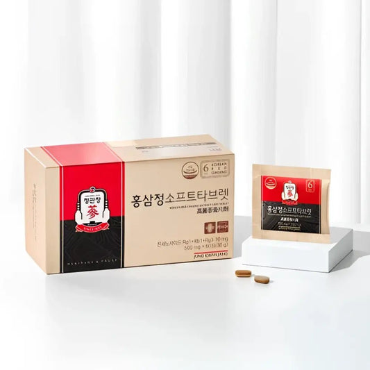 Jung Kwan Jang Korean Red Ginseng Extract Soft Tablet 500mg - Red Ginseng