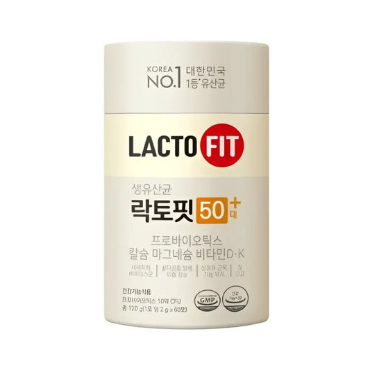 LACTO-FIT Probiotics SENIORS 50 + 120g 60 Sticks Supplement - Probiotics