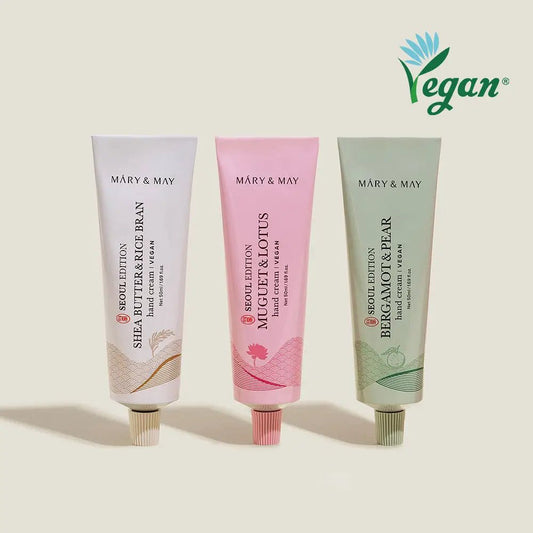 Mary&May Seoul Edition Hand Cream Trio Set 50ml x3 Hydrating Bliss for Soft Skin - 50ml*3