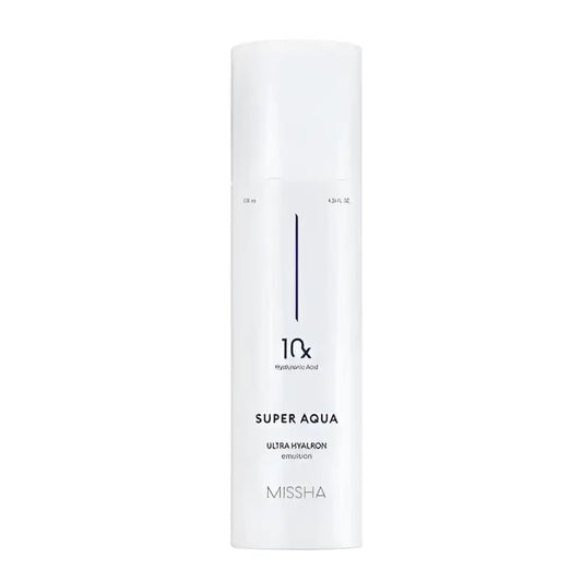 Missha Super Aqua Ultra Hyalron Emulsion 130ml Hydrating Moisturizer - 130ml - Face Moisturiser