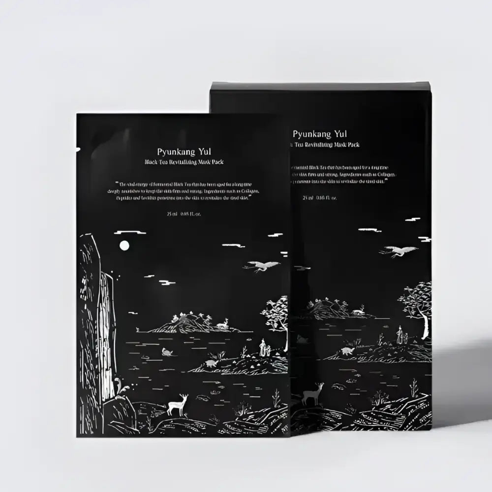 PyunkangYul Black Tea Revitalizing Mask Pack Set 25ml x 10 Pcs - 25ml x 10pcs